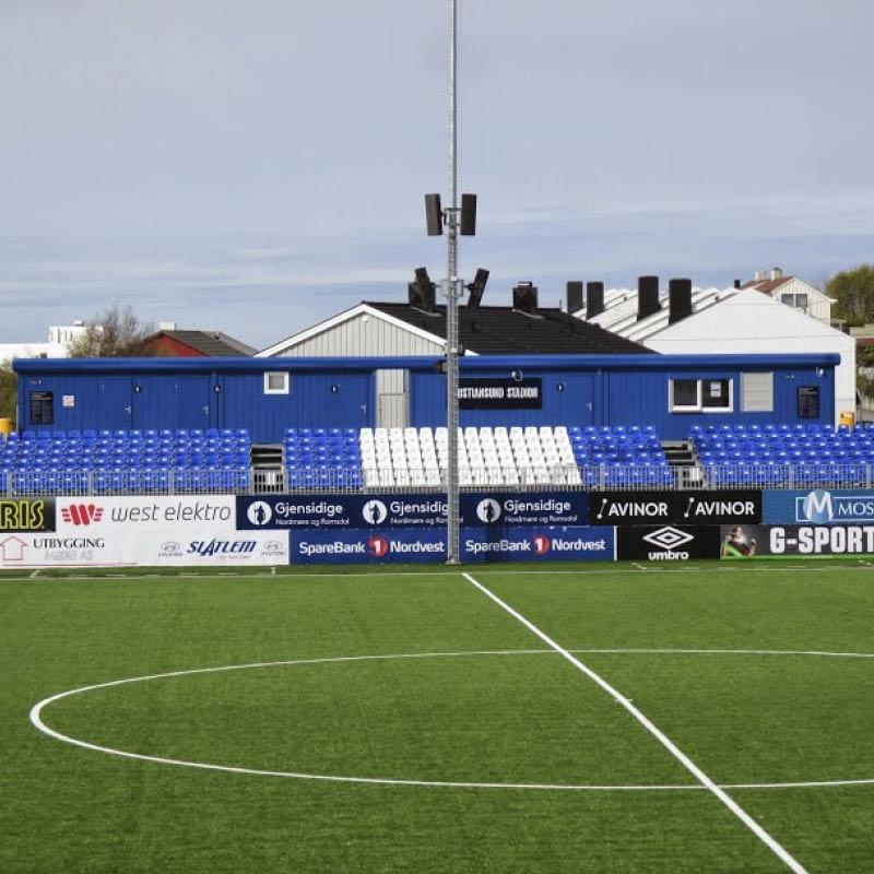 Modular Building for football ground Stamford Storage