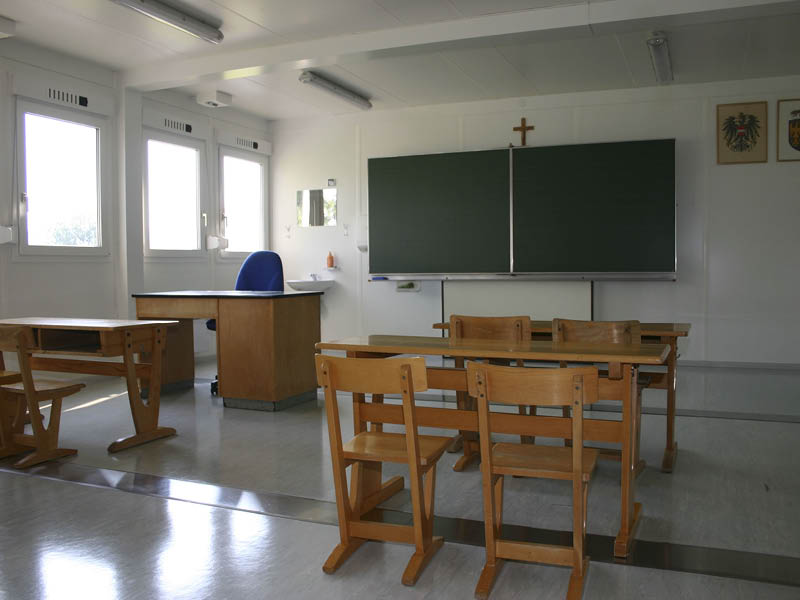 Modular buildings for education and health sectors